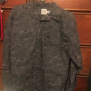 Boys cowboy dress shirts and Wranglers